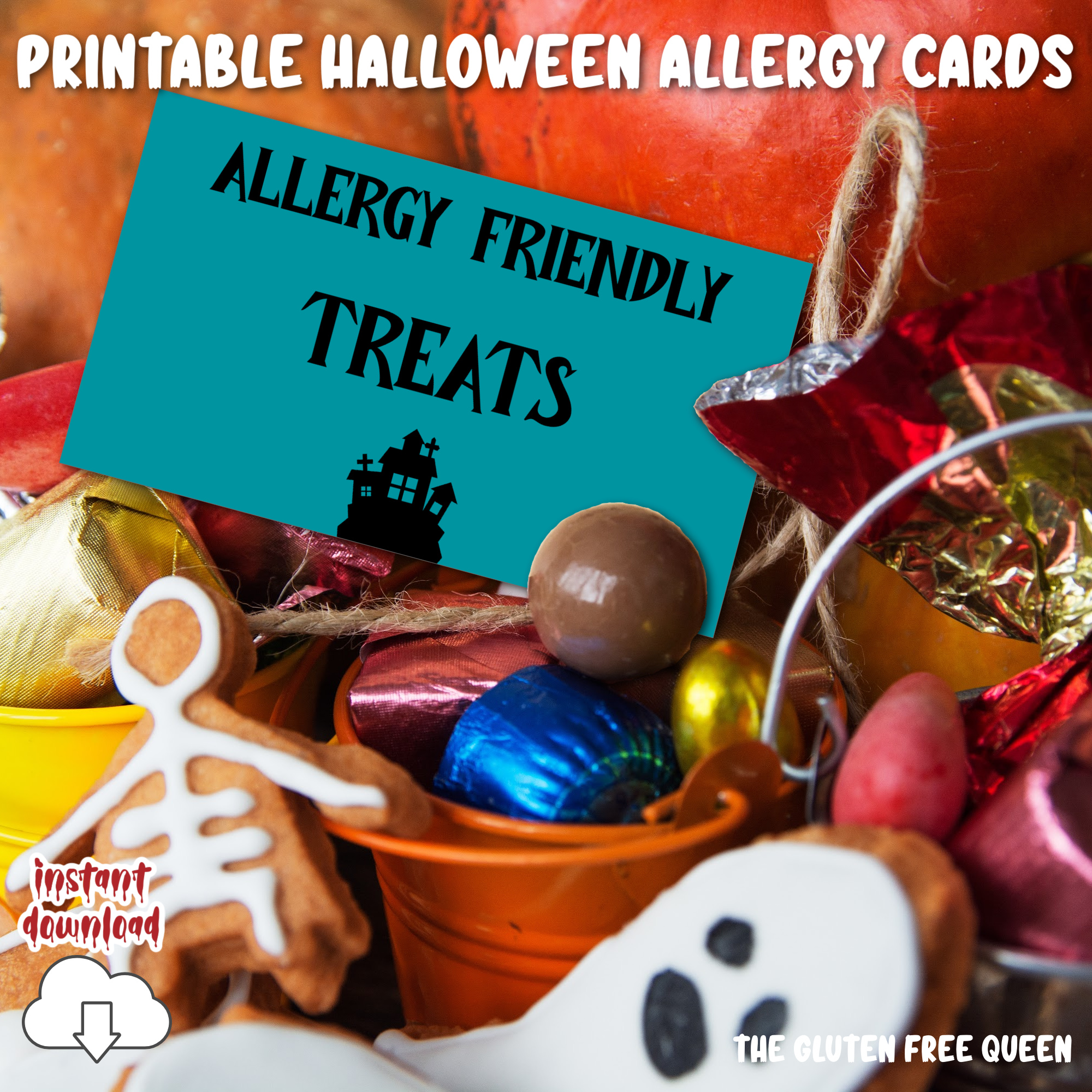 HALLOWEEN-SIGN-2024-Allergy-friendly-treats-BLACK-TEAL-Business-Card-MAIN-IMAGE-v2