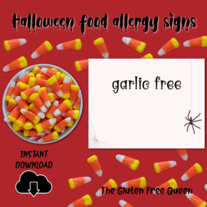 HALLOWEEN-SIGN-2024-garlic-free-BLACK-ON-WHITE-spider-v2
