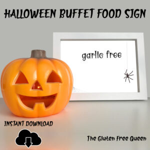 HALLOWEEN-SIGN-2024-garlic-free-BLACK-ON-WHITE-spider-v3