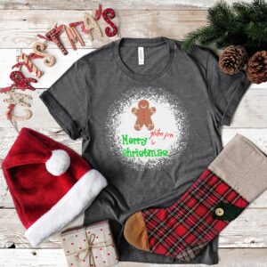 SHIRTS-2024-Merry-Gluten-Free-Christmas-GINGERBREAD-BOY-Shirt-DARK-GREY-Heather-1-Bella-3001-Womens