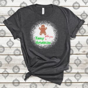 SHIRTS-2024-Merry-Gluten-Free-Christmas-GINGERBREAD-BOY-Shirt-DARK-GREY-Heather-2-Bella-3001-Womens