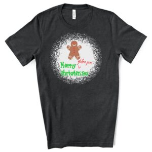 SHIRTS-2024-Merry-Gluten-Free-Christmas-GINGERBREAD-BOY-Shirt-DARK-GREY-Heather-3-Bella-3001-Womens