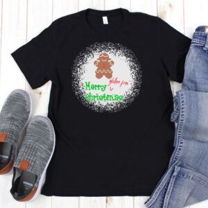 SHIRTS-2024-Merry-Gluten-Free-Christmas-GINGERBREAD-GIRL-Shirt-BLACK-1-Bella-3001-Mens