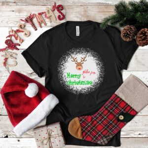 SHIRTS-2024-Merry-Gluten-Free-Christmas-REINDEER-Shirt-BLACK-1-Bella-3001-Womens