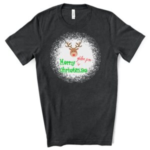 SHIRTS-2024-Merry-Gluten-Free-Christmas-REINDEER-Shirt-DARK-GREY-Heather-2-Bella-3001-Mens
