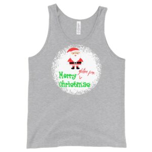 TANKS-2024-Merry-Gluten-Free-Christmas-SANTA-Tank-LIGHT-GREY-A-Heather-2-Bella-3480-Womens