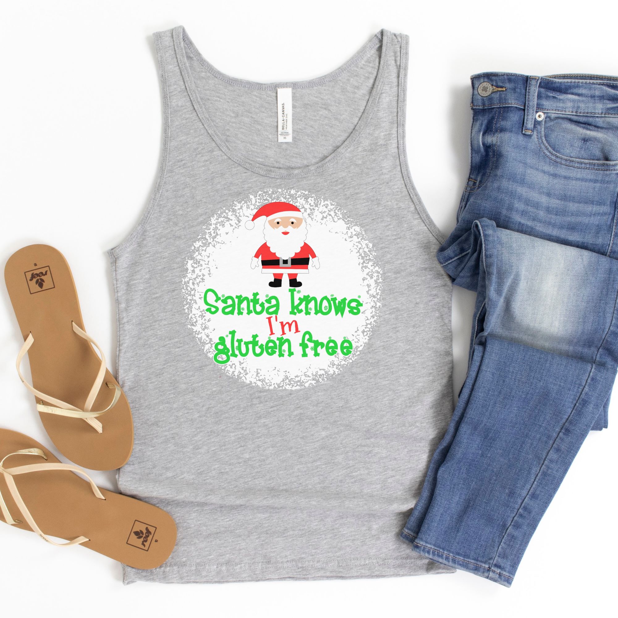 TANKS-2024-Santa-Knows-Im-Gluten-Free-Christmas-Tank-LIGHT-GREY-A-Heather-1-Bella-3480-Womens