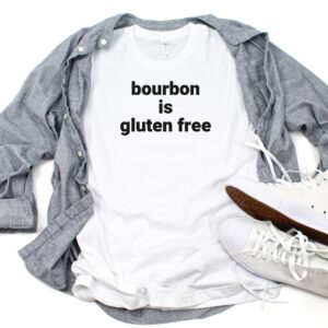 SHIRTS-2024-Bourbon-is-Gluten-Free-Shirt-WHITE-1-Bella-3001-Mens