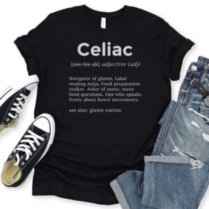 SHIRTS-2024-Celiac-Definition-Shirt-BLACK-1-Bella-3001-Mens