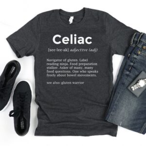 SHIRTS-2024-Celiac-Definition-Shirt-DARK-GREY-Heather-1-Bella-3001-Mens