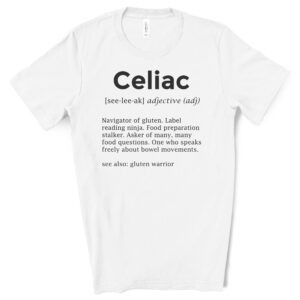 SHIRTS-2024-Celiac-Definition-Shirt-WHITE-2-Bella-3001-Mens