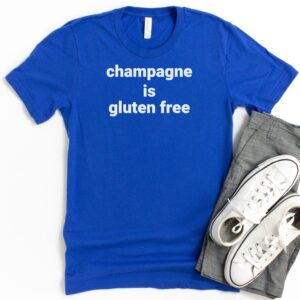 SHIRTS-2024-Champagne-is-Gluten-Free-Shirt-BLUE-1-Bella-3001-Mens