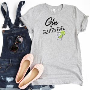 SHIRTS-2024-Gin-is-Gluten-Free-Shirt-LIGHT-GREY-A-Heather-1-Bella-3001-Womens