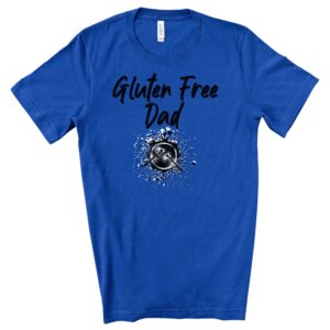 SHIRTS-2024-Gluten-Free-Dad-Drums-Shirt-BLUE-2-Bella-3001-Mens