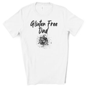 SHIRTS-2024-Gluten-Free-Dad-Drums-Shirt-WHITE-2-Bella-3001-Mens