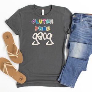 SHIRTS-2024-Gluten-Free-Gang-Shirt-ASPHALT-1-Bella-3001-Womens