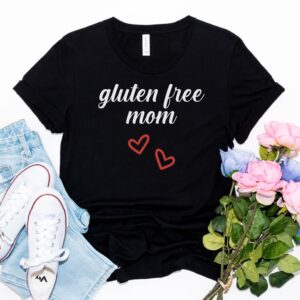 SHIRTS-2024-Gluten-Free-Mom-Shirt-BLACK-1-Bella-3001-Womens