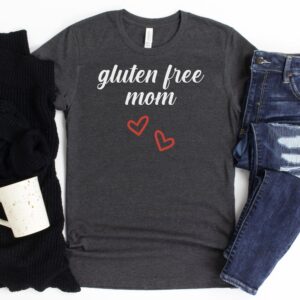 SHIRTS-2024-Gluten-Free-Mom-Shirt-DARK-GREY-Heather-1-Bella-3001-Womens