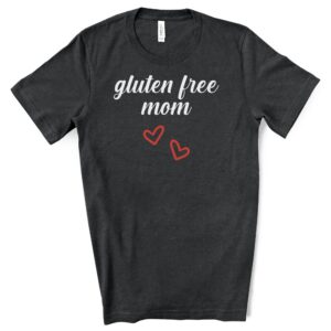 SHIRTS-2024-Gluten-Free-Mom-Shirt-DARK-GREY-Heather-2-Bella-3001-Womens