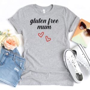 SHIRTS-2024-Gluten-Free-Mum-Shirt-LIGHT-GREY-A-Heather-1-Bella-3001-Womens