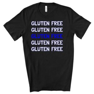 SHIRTS-2024-Gluten-Free-Repeat-Shirt-BLUE-on-BLACK-2-Bella-3001-Womens
