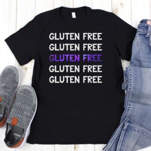 SHIRTS-2024-Gluten-Free-Repeat-Shirt-PURPLE-on-BLACK-1-Bella-3001-Mens