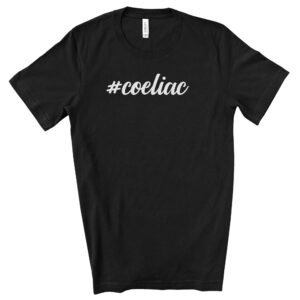 SHIRTS-2024-Hashtag-Coeliac-Shirt-BLACK-2-Bella-3001-Mens