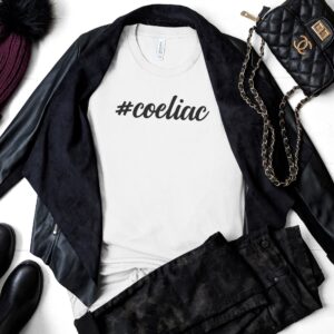 SHIRTS-2024-Hashtag-Coeliac-Shirt-WHITE-1-Bella-3001-Womens