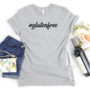 SHIRTS-2024-Hashtag-Gluten-Free-Shirt-LIGHT-GREY-A-Heather-1-Bella-3001-Womens