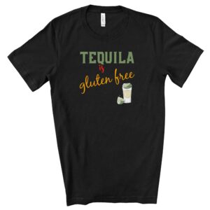 SHIRTS-2024-Tequila-is-Gluten-Free-Shirt-BLACK-2-Bella-3001-Womens