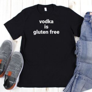 SHIRTS-2024-Vodka-is-Gluten-Free-Shirt-BLACK-1-Bella-3001-Mens