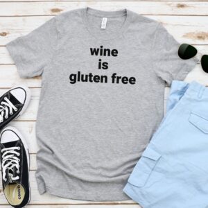 SHIRTS-2024-Wine-is-Gluten-Free-Shirt-LIGHT-GREY-A-Heather-1-Bella-3001-Mens