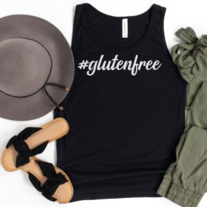 TANKS-2024-Hashtag-Gluten-Free-Tank-BLACK-1-Bella-3480-Womens