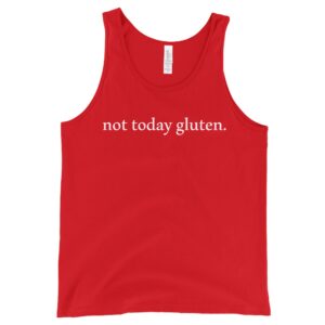 TANKS-2024-Not-Today-Gluten-Tank-RED-2-Bella-3480-Womens