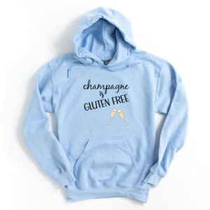 HOODIES-2024-Champagne-is-Gluten-Free-Hoodie-BLUE-2-Gildan-18500-Womens