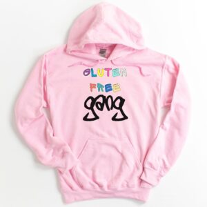 HOODIES-2024-Gluten-Free-Gang-Hoodie-PINK-2-Gildan-18500-Womens