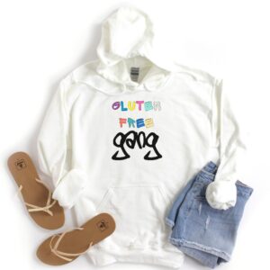 HOODIES-2024-Gluten-Free-Gang-Hoodie-WHITE-1-Gildan-18500-Womens