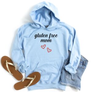 HOODIES-2024-Gluten-Free-Mom-Hoodie-BLUE-1-Gildan-18500-Womens