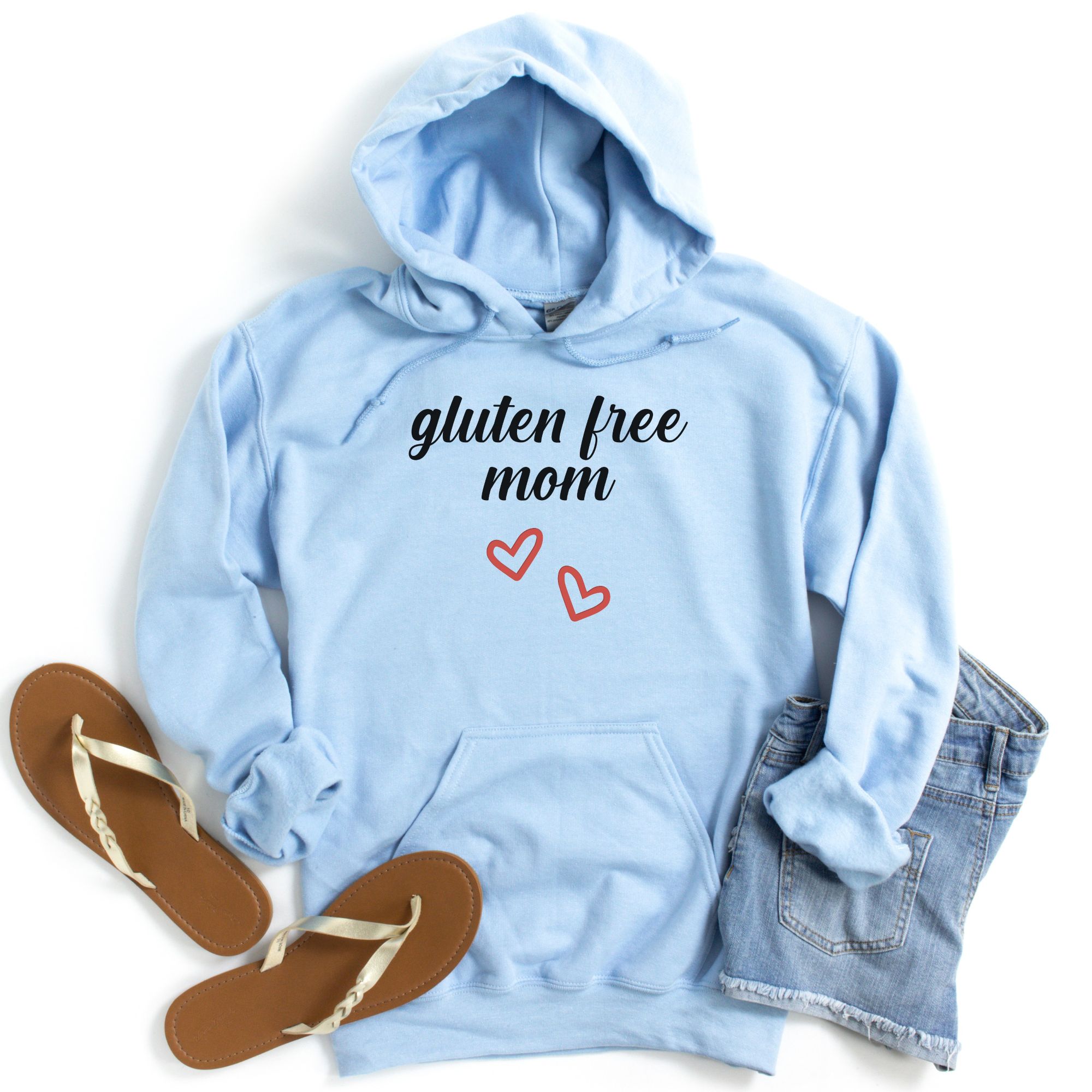 HOODIES-2024-Gluten-Free-Mom-Hoodie-BLUE-1-Gildan-18500-Womens