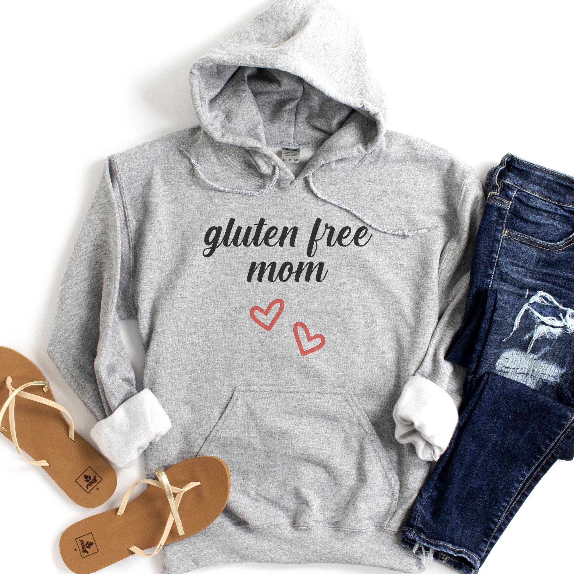 HOODIES-2024-Gluten-Free-Mom-Hoodie-LIGHT-GREY-1-Gildan-18500-Womens