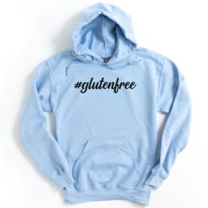 HOODIES-2024-Hashtag-Gluten-Free-Hoodie-BLUE-2-Gildan-18500-Womens