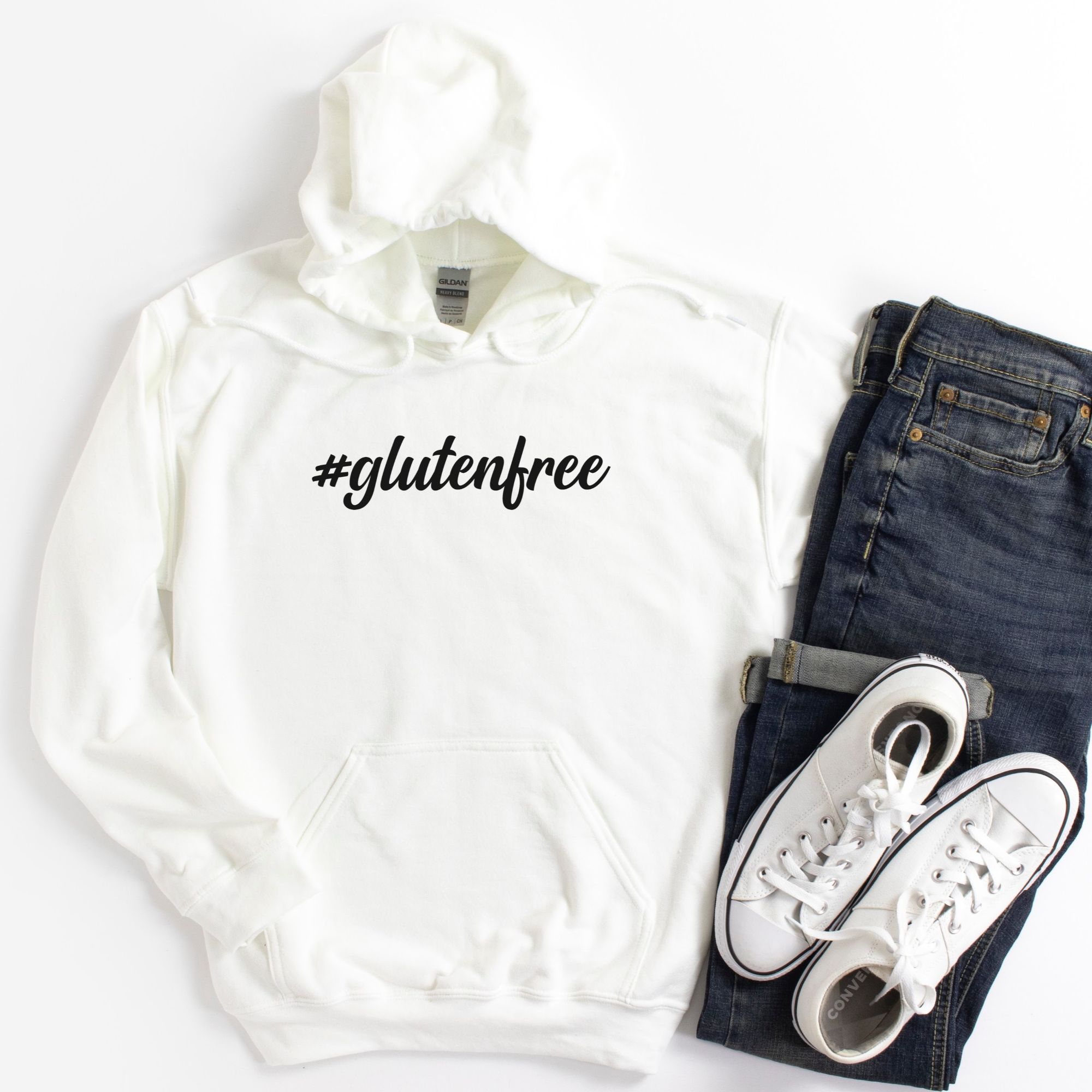 HOODIES-2024-Hashtag-Gluten-Free-Hoodie-WHITE-1-Gildan-18500-Mens