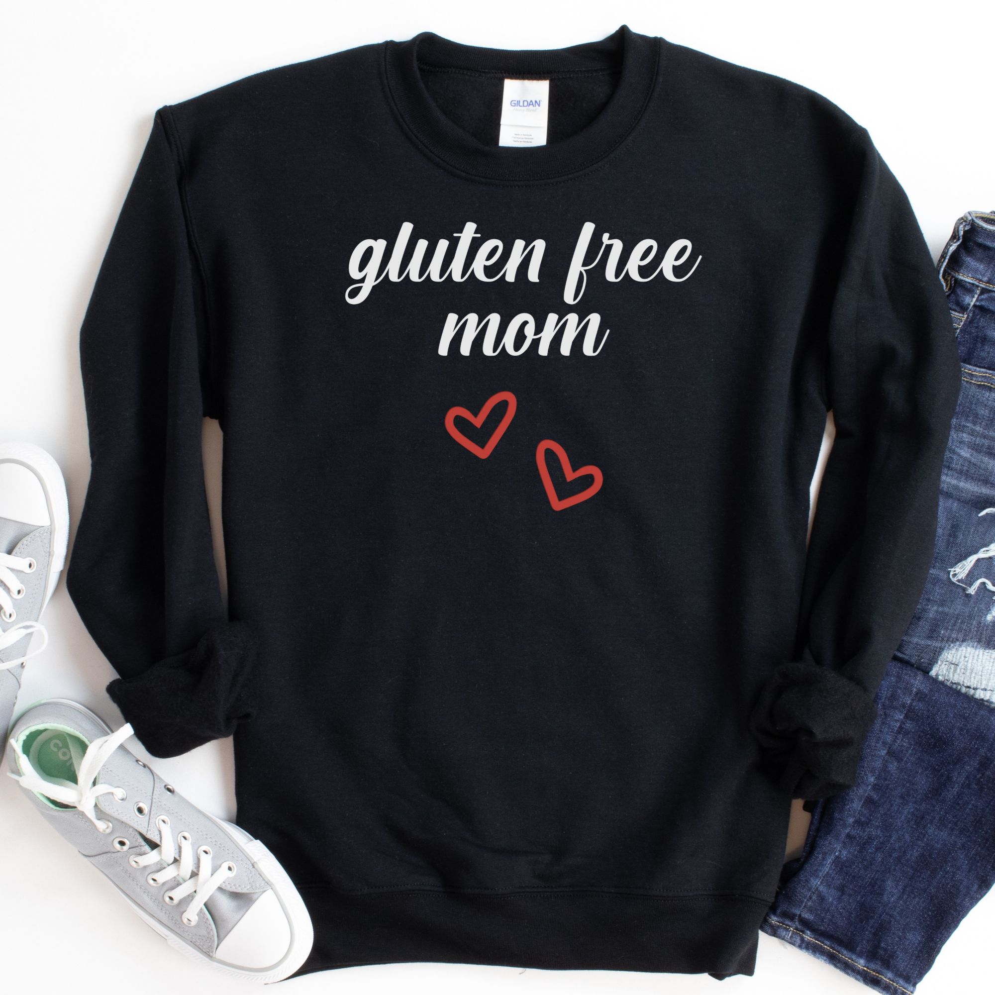 JUMPERS-2024-Gluten-Free-Mom-Jumper-BLACK-1-Gildan-18000-Womens