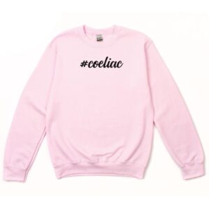 JUMPERS-2024-Hashtag-Coeliac-Jumper-PINK-2-Gildan-18000-Womens