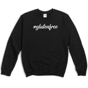 JUMPERS-2024-Hashtag-Gluten-Free-Jumper-BLACK-2-Gildan-18000-Mens