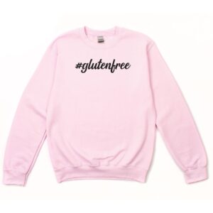 JUMPERS-2024-Hashtag-Gluten-Free-Jumper-PINK-2-Gildan-18000-Womens