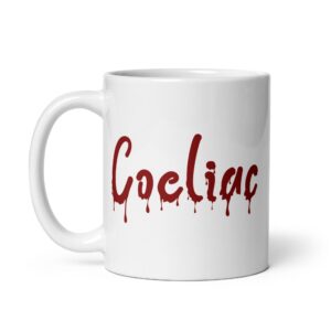 MUGS-2024-Coeliac-Halloween-Mug-BLOOD-DRIP-4-handle-on-right