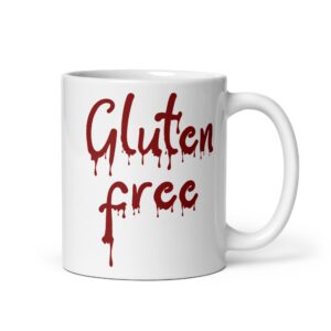 MUGS-2024-Gluten-Free-Halloween-Mug-BLOOD-DRIP-2-handle-on-right