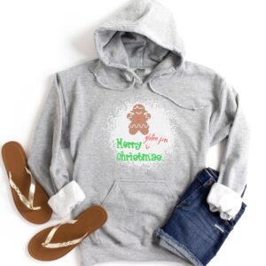HOODIES-2024-Merry-Gluten-Free-Christmas-GINGERBREAD-GIRL-Hoodies-LIGHT-GREY-1-Gildan-18500-Womens
