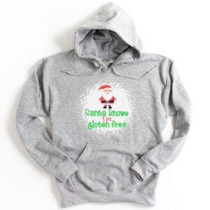 HOODIES-2024-Santa-Knows-Im-Gluten-Free-Christmas-Hoodie-LIGHT-GREY-2-Gildan-18500-Womens